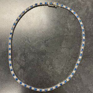 Sterling Silver Tennis Necklace